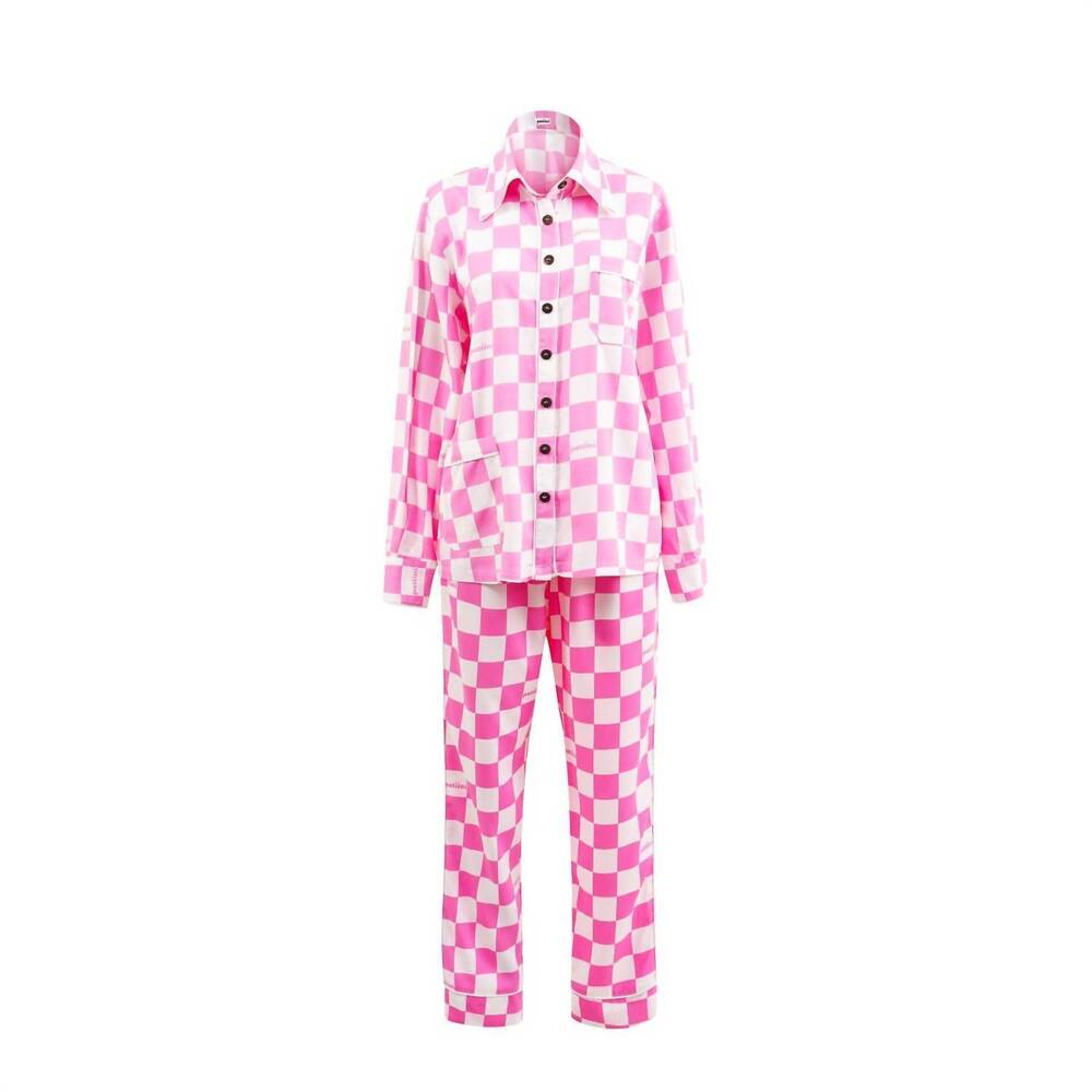 NEW PATIINI women's brooklyn sleepwear set in pink